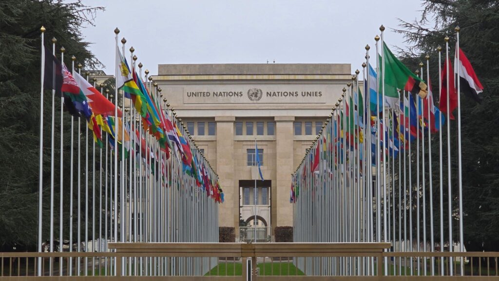 The Palais des Nations, the European headquarters of the United Nations.
